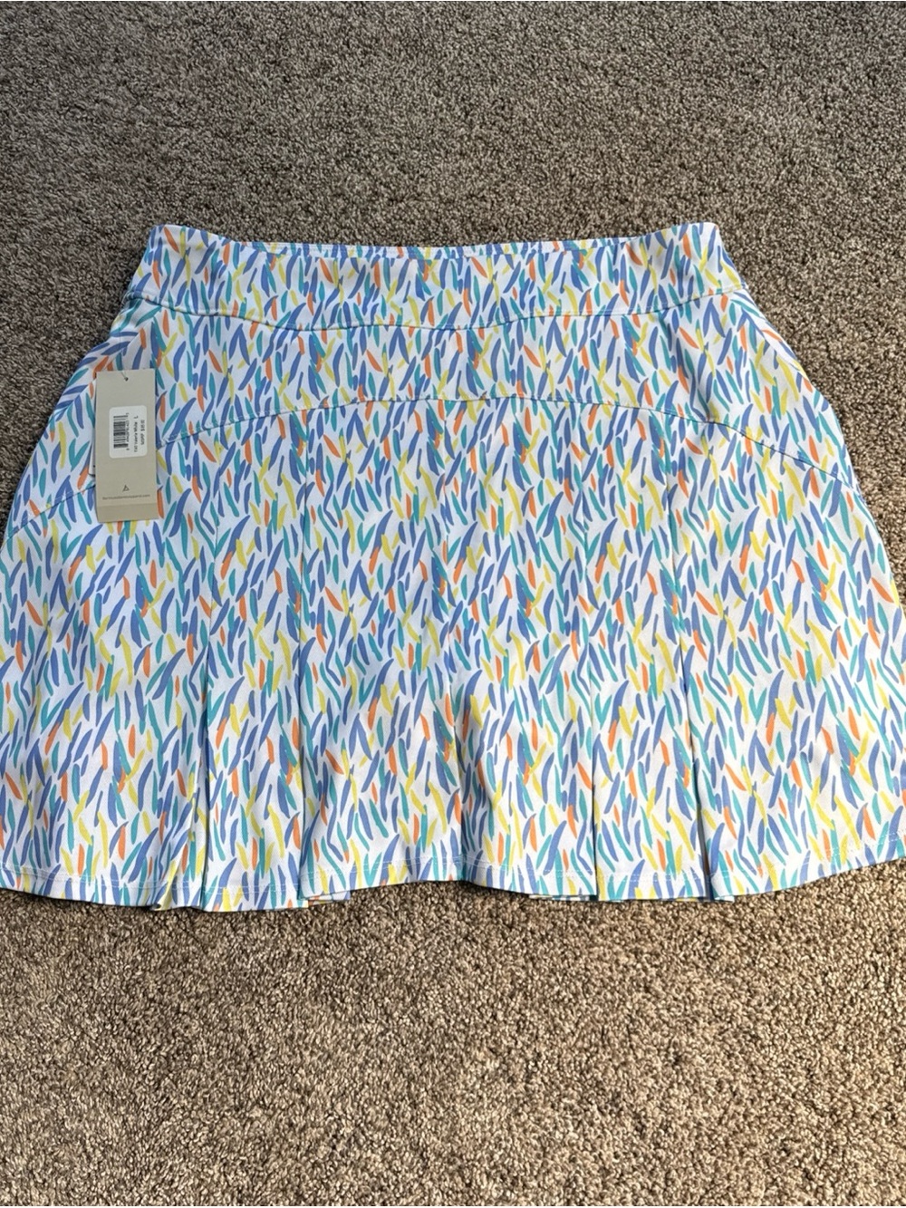 Printed A-Line Women's Large Skort Multi Color Bermuda Sands nwt Retail $85 - Picture 6 of 8